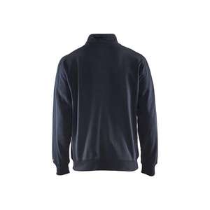 BLAKLADER - 334910488600S Sweatshirt full zip Bleu marine foncé-EAN 7330509319918 WORK HOODIES - Product Image 2