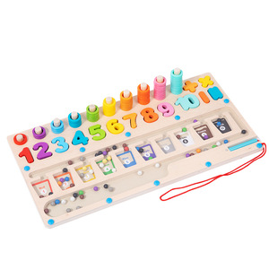 Premium Customizable Wood Bead Abacus Board Multi-Functional Educational <b>Toy</b> for Kids OEM/ODM Cognitive <b>Tool</b> - Product Image 2