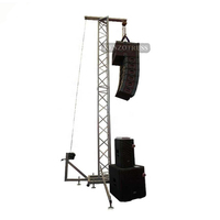 Soporte de armazón de torre de altavoz, matriz de línea de aluminio, gran oferta