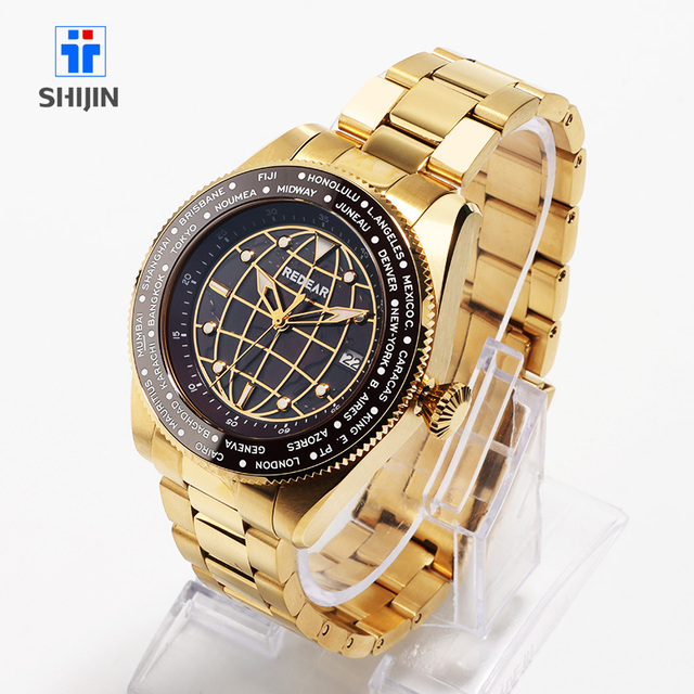 Wholesale 316L Case Stainless Steel Men's Mechanical Automatic Watch Leather Band Analog Dial