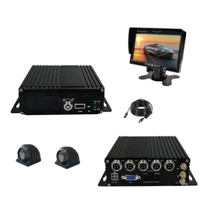 Đầu ghi <span class=keywords><strong>video</strong></span> kỹ thuật số 4 kênh 1080P với tầm nhìn ban đêm H.264 hệ thống DVR di động màn hình thẻ SD cho xe ô tô xe tải - Product Image 3