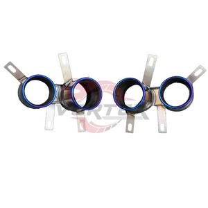 ท่อไอเสีย Vortex Titanium Valvetronic สำหรับ Ferrari F12 Berlinetta สีฟ้าเบิร์น พร้อมปลายท่อแบบ Quad และ Catback Pipe - Product Image 5