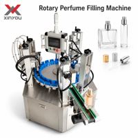 Machine de remplissage semi-automatique rotative XINYOU pour flacons de parfum, pulvérisateurs d'eau liquide et remplisseuse de liquides à pompe à engrenages