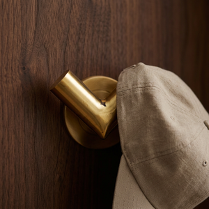 Ak Brass Modern Stainless Steel Wall Hook With Brass Finished <b>Coat</b> Hanger Wall Hanger - Product Image 3