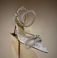 Sandales à talons hauts en maille pour femmes, collection été 2026, de marque, qualité supérieure, vente en gros