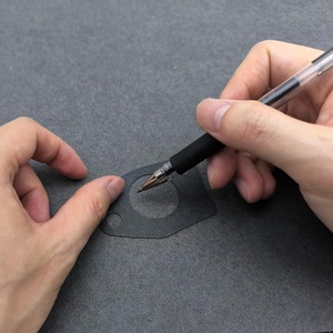 Papier joint sans amiante de 0,8 mm, 1 mm, 1,2 mm d'épaisseur, résistant à l'huile et aux hautes températures, pour l'étanchéité DIY des moteurs à essence et <span class=keywords><strong>diesel</strong></span> - Product Image 3