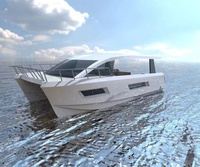 Bateau à passagers en aluminium de 52 pieds, design personnalisé, 75 places, vente flash