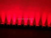 12x15W Rgbwa Uv 6In1 Carré Alimenté par Batterie et Sans Fil Led Plat Par Lumière pour Scène DJ