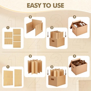 Kits de Separadores para Vasos y Platos para <span class=keywords><strong>Mudanza</strong></span> (Caja No Incluida), Separadores de Cartón para Empacar Vasos y Platos - Product Image 3
