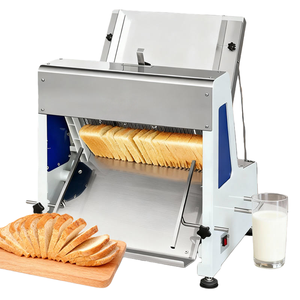 Trancheuse à pain automatique commerciale 31 lames en acier inoxydable épaisseur réglable 0,8-1,2 cm pour boulangerie toast hamburger pain - Product Image 2