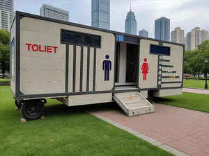 Toilettes portables faciles à installer pour une utilisation dans les parcs et les attractions touristiques, réutilisables et écologiques, toilettes détachables - Product Image 1