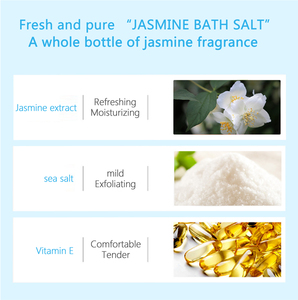 SPA Natural para el cuidado de la piel, exfoliante corporal blanqueador, jasmín, sal de baño, Limpieza Profunda, exfoliante antiacné - Product Image 3