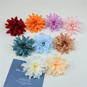 Fleurs d'orchidées artificielles violettes Dongchen Crafts, 7g, polyester, décorations de mariage, accessoires pour mur floral - Product Image 1