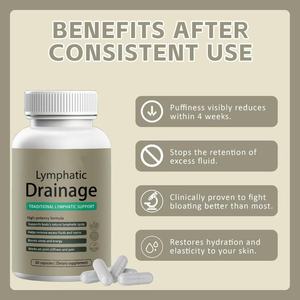 Cápsulas para Drenaje Linfático, Nueva Fórmula de Máxima Potencia con Extracto de Diente de León y Extracto de Cleavers, 60 Cápsulas - Product Image 2