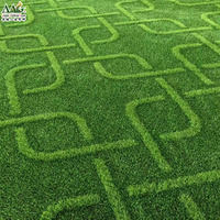 Tapis en plastique nouvelle marque chinoise décor vert de pelouse jardin faux gazon tapis synthétique prix sur gazon artificiel