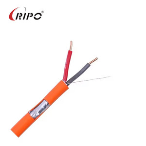 Ripo Silicona Aislado 2-Core 2x1.5mm2 Cable de alarma contra incendios Cables de comunicación de cobre desnudo - Product Image 2