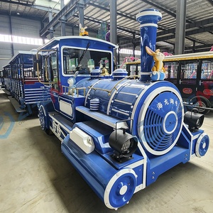 Nuevo Modelo de Tren Eléctrico Comercial para Carnaval, Tren Eléctrico Profesional para Transporte, Tren Pequeño para Parque de Atracciones en Venta - Product Image 3