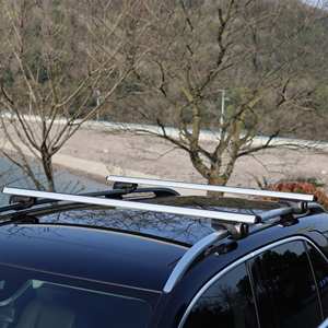 Универсальный БАРРАС De Techo грузовой перевозчик полка для багажа из АБС-пластика с алюминиевым кронштейном Универсальный перекрестные штанги для крепления на крышу автомобиля - Product Image 1