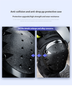 4 पीसी मोटोक्रॉस ऑफ-रोड सुरक्षात्मक गियर शॉकप्रूफ मोटरसाइकिल के लिए शॉर्ट घुटने की कोहनी पैड लेग गार्ड की सवारी - Product Image 3