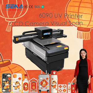 Impresora plana automática de inyección de tinta UV <span class=keywords><strong>SENA</strong></span> para tarjetas, carcasas de teléfono, metal, acero inoxidable, llaveros, con cámara visual - Product Image 1