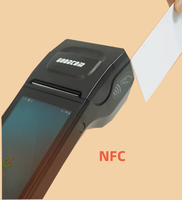 Printer POS nirkabel Android 14 terbaru dengan 4G & Bluetooth Ideal untuk restoran pencetakan penerimaan pesanan