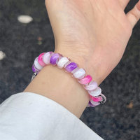 Bracelet simple boucle en PVC style étudiant pour montre, compatible avec les séries Watch 1-11 Ultra 3, 3 tailles 18-22mm