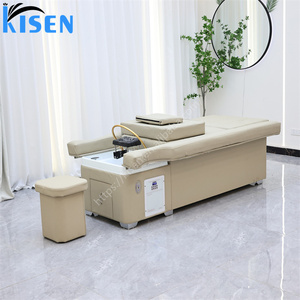 Kisen confortable <span class=keywords><strong>canapé</strong></span> salon de coiffure allonger lavage chaise électrique Massage japonais tête Spa shampooing bol lit avec tête thérapie - Product Image 4