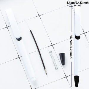 Büyük klip ofis yazma basmalı tükenmez kalem renkli ucuz reklam hediye büyük klip promosyon kalemler ile özel logo - Product Image 2