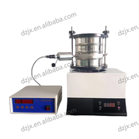 200Mm Diamètre Laboratoire Numérique Double Couche Écran Vibrant Standard Tamis Shaker Machine 300 Type pour Tamisage Sec et Humide