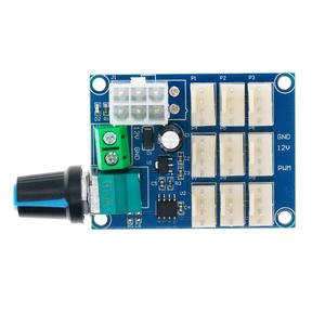 Dc 12V Pwm Snelheidsregelaar Ventilator Snelheid Gouverneur 4 Draad Computer Temperatuurregeling Schakelaar Voor Pc <span class=keywords><strong>Cpu</strong></span> Koeler Ventilator Handmatige Stop - Product Image 5