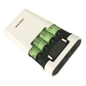 Boîtier amovible pour batterie <span class=keywords><strong>18650</strong></span> 10000mAh avec 2 écrans de sortie USB - Product Image 1