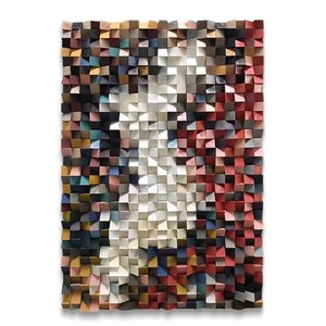 手作り壁掛けモザイクアールデコ調のデザインスタイル金属素材OEM & ODMモダンな高級ホームデコレーション - Product Image 1