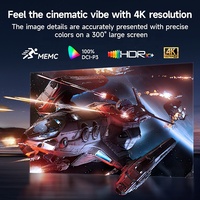 Proyector Portátil OEM Brasil con Envío Gratuito, A9K 4K, Compatible con Pantalla Grande de 300'', Full HD, 1850ANSI Lúmenes, Altavoces Estéreo Duales