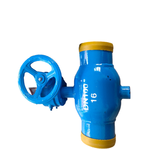 Válvula de Bola de Acero al Carbono Manual de Alta Temperatura, Personalizable OEM, Construcción Soldada, para Drenaje de Agua, Aplicación General, Bola WCB - Product Image 1