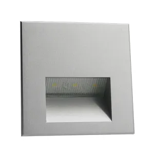 1.5W 3W Waterproof Square Recessed LED Stair Light LED Step Lamp Outdoor Deck Park Garden Landscape Wall Mounted Stairway Light