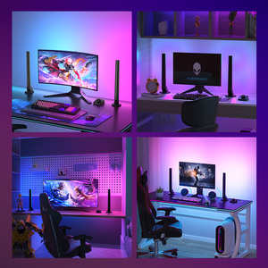 Barras de Luz LED Inteligentes Banqcn con Retroiluminación Ambiental de Inmersión, Color RGB de Ensueño, Control por App y Sincronización con Música para Decoración de Habitación <span class=keywords><strong>Gamer</strong></span> - Product Image 6
