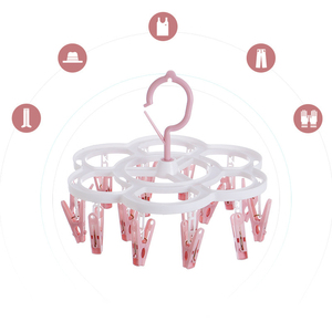 TXL621 Multifonctionnel Coupe-Vent En Plastique Vêtements Cintre Sous-Vêtements Des Ménages Enfants Chaussettes Séchage Rack <span class=keywords><strong>Salle</strong></span> <span class=keywords><strong>De</strong></span> Bains <span class=keywords><strong>Porte</strong></span>-Serviette - Product Image 3