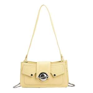 Hot selling shoulder <b>bag</b>, women's <b>bag</b>, plain <b>leather</b> mini women's handbag, crossbody <b>bag</b> - Product Image 6