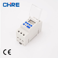 Interruptor de Tiempo CHRE THC15A 30A 220V con Alimentación por Enchufe para Control Automatizado