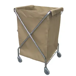 Hot Selling Environmentally Friendly Hotel Room Hand Carts Laundry Storage Carts Hotel Laundry Carts