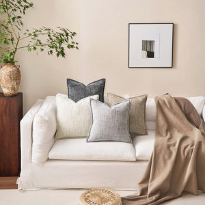 Nouvelle mode <span class=keywords><strong>de</strong></span> <span class=keywords><strong>housse</strong></span> <span class=keywords><strong>de</strong></span> coussin <span class=keywords><strong>de</strong></span> canapé en chenille slub gris foncé prix d'usine personnaliser <span class=keywords><strong>housse</strong></span> <span class=keywords><strong>de</strong></span> coussin <span class=keywords><strong>de</strong></span> haute qualité - Product Image 4