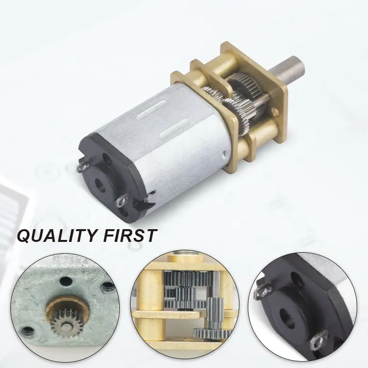 Kinmore Micro Mini 3v 6v 12v 8mm 12mm Small Motor 12FN20 N20 N30 M10 Gear Dc Motor With Reducing Gearbox For Car Plane Toy