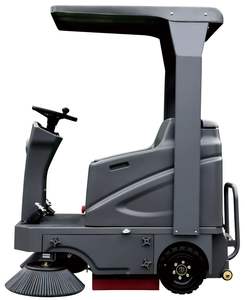 新型骑乘式电动扫地机，带自走式48V电池，适用于工厂道路、农场和街道使用 - Product Image 6