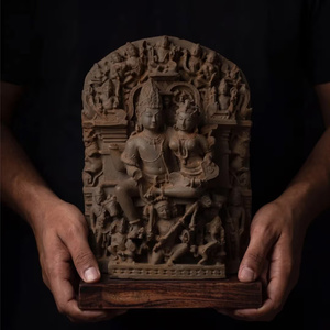 Sculpture Ravananugraha |   Réplique du Musée d'Art du Temple de Ravana, représentant Shiva bénissant au XIe siècle - Product Image 3
