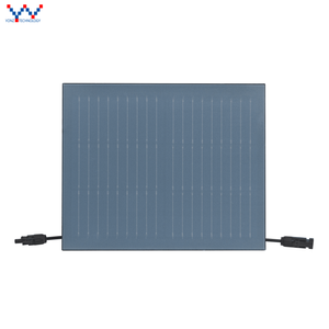 Yonz Solar Tile 80W energía <span class=keywords><strong>fotovoltaica</strong></span> de película fina genera sistema de energía panel de tejas de vidrio China BIPV azulejo <span class=keywords><strong>precio</strong></span> de fábrica PV <span class=keywords><strong>fachada</strong></span> - Product Image 2