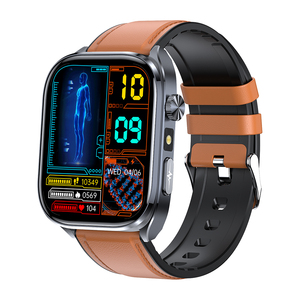 Tkyuan ECG tim sức khỏe phân tích huyết áp khỏe mạnh đồng hồ thông minh với đèn pin BT gọi điện thoại thể thao theo dõi et572 Smartwatch - Product Image 4