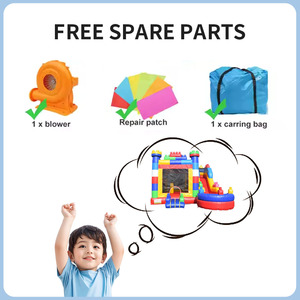 Khối lâu đài nhảy nhà bouncy giá rẻ bouncers cho ngoài trời trượt nước <span class=keywords><strong>Inflatable</strong></span> cho hồ bơi - Product Image 3