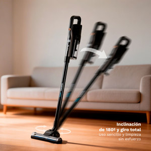 Aspirateur à bâton Asp-Roller 600W 16Kpa avec filtre Hepa lavable et câble de 5,5 m pour le nettoyage des sols à la maison - Product Image 3
