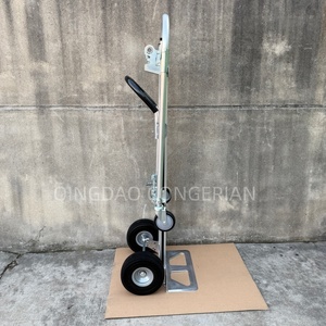 Chariot à main pliable 2 en 1 à quatre roues en aluminium avec roues industrielles OEM - Product Image 3