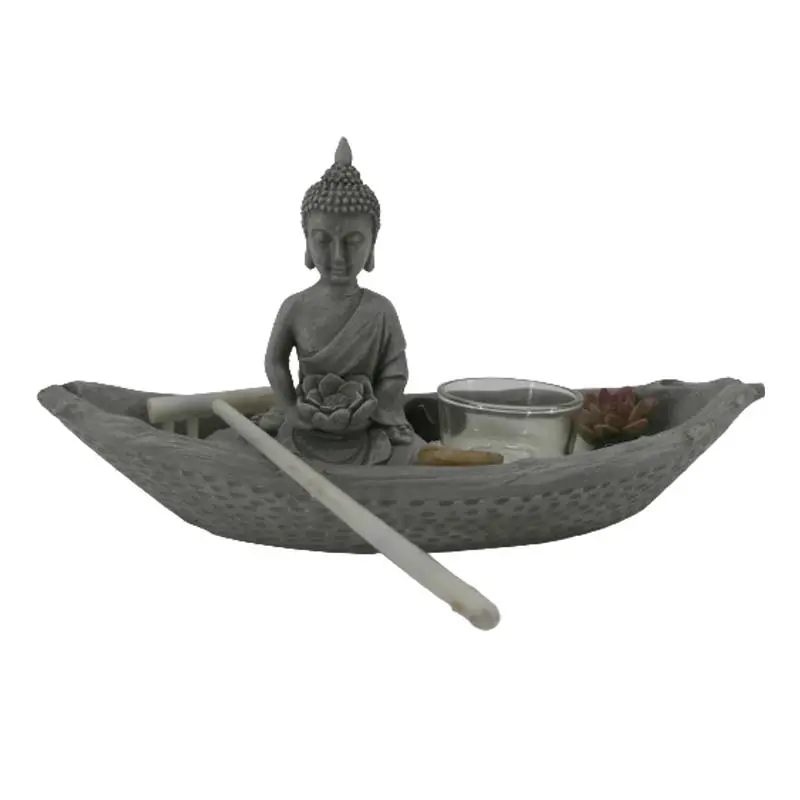 Mesa de jardín pequeña para meditación, Kit decorativo de cemento, artesanía religiosa, Zen, budista